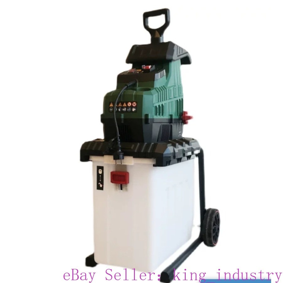 220v Small Leaf crushing Machine, Mobile type Branch Shredder, Branch Grinder
