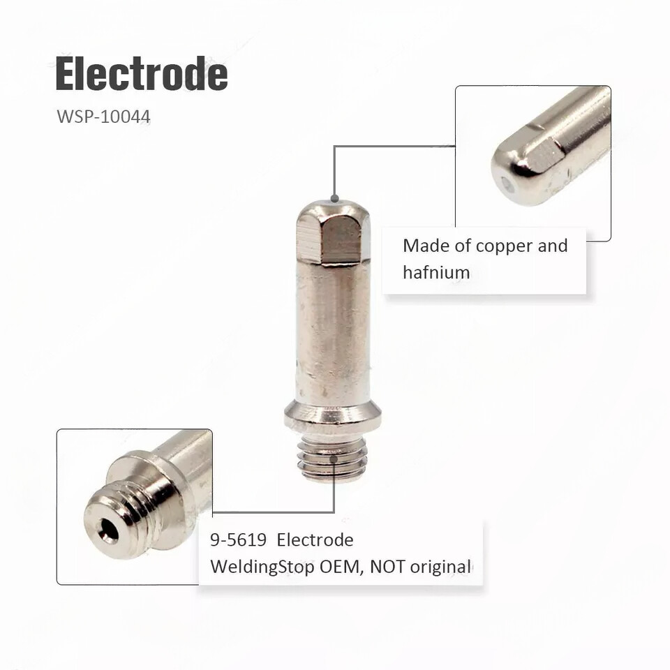 Thermal Dynamics PCH-/M-52 9-5619 Electrode Plasma Torch Consumables Pkg10