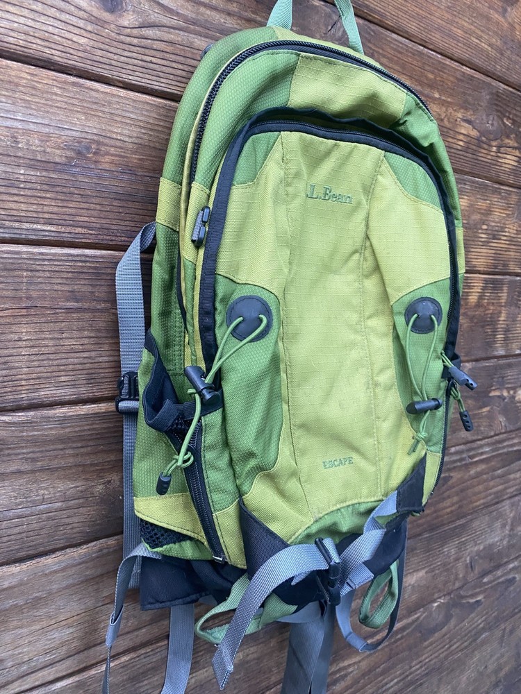 L.L. Bean Escape Day Pack In Lime Green 2010 Backpack