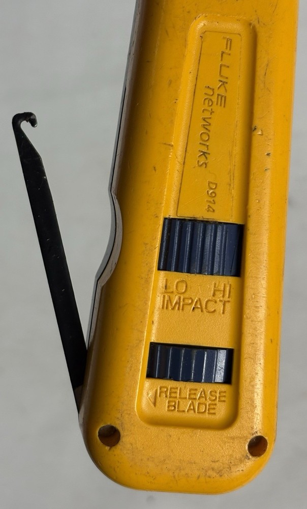 FLUKE NETWORKS D914 PUNCH DOWN TOOL Untested
