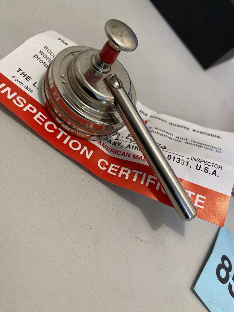 Starrett 196B1 Dial Test Indicator .001"