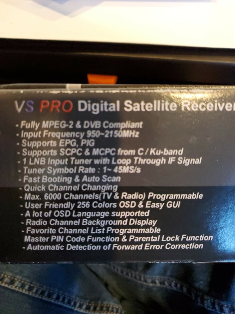 ViewSat VS Pro DVB FTA Digital Satellite PVR Dual USB Receiver with remote