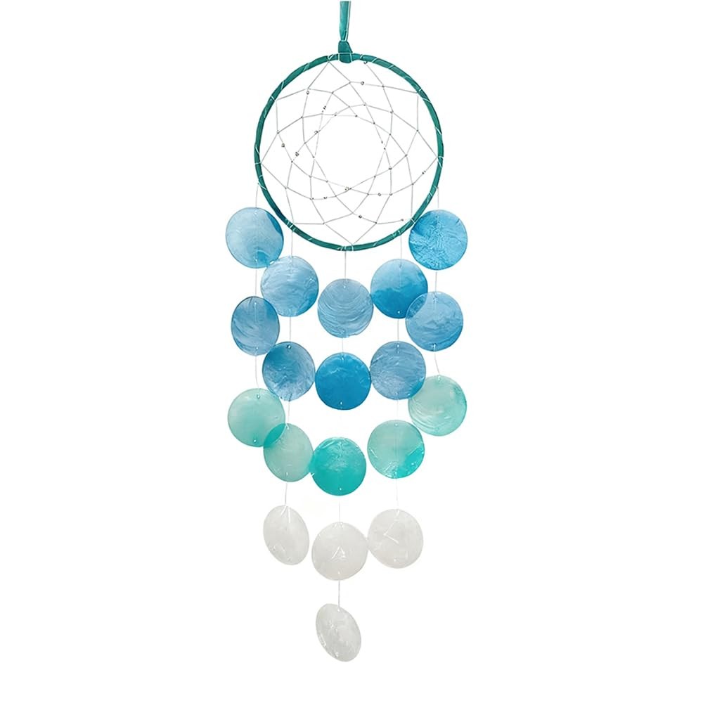 Wind Chimes for Outside, Personalized Capiz Shells Wind Chime for Home Decora...