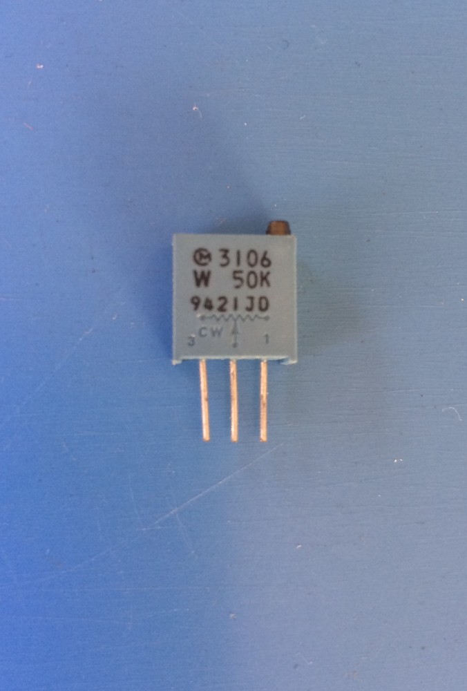 10x 3106W-1-503 MURATA TRIMMER 50K OHM VARIABLE POTENTIOMETER RESISTOR