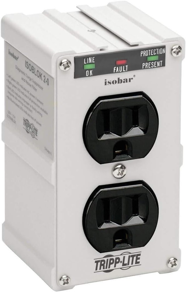 Isobar ISOBLOK2-0 Heavy Duty Outlet Extender, Wall