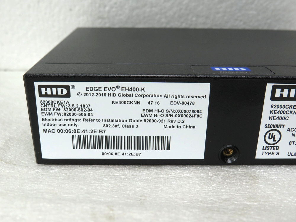 HID EDGE EVO EH400-K Networked Controller 82000CKE1A [CTA]