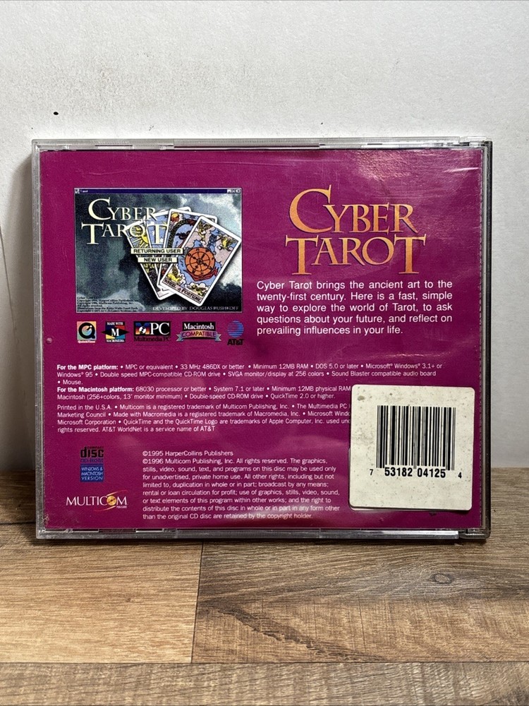 Cyber Tarot (MPC CD-ROM, Windows 95, Mac) 1995