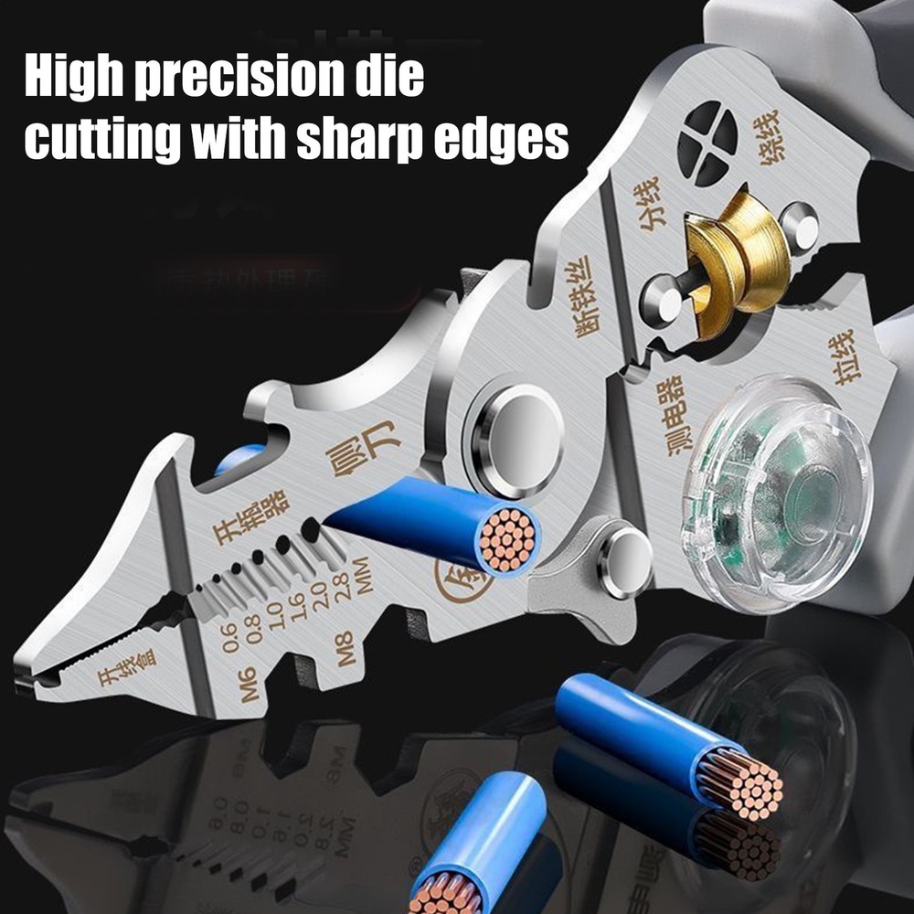 Electrical Wire Strippers Electrical Pliers with Non-Slip Grip Multi Purpose