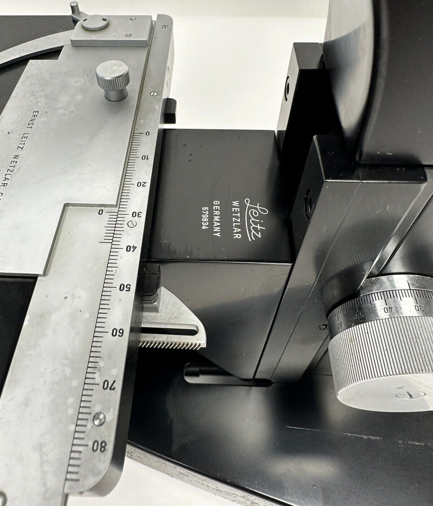 Vintage Leitz Wetzlar Binocular Microscope with Case