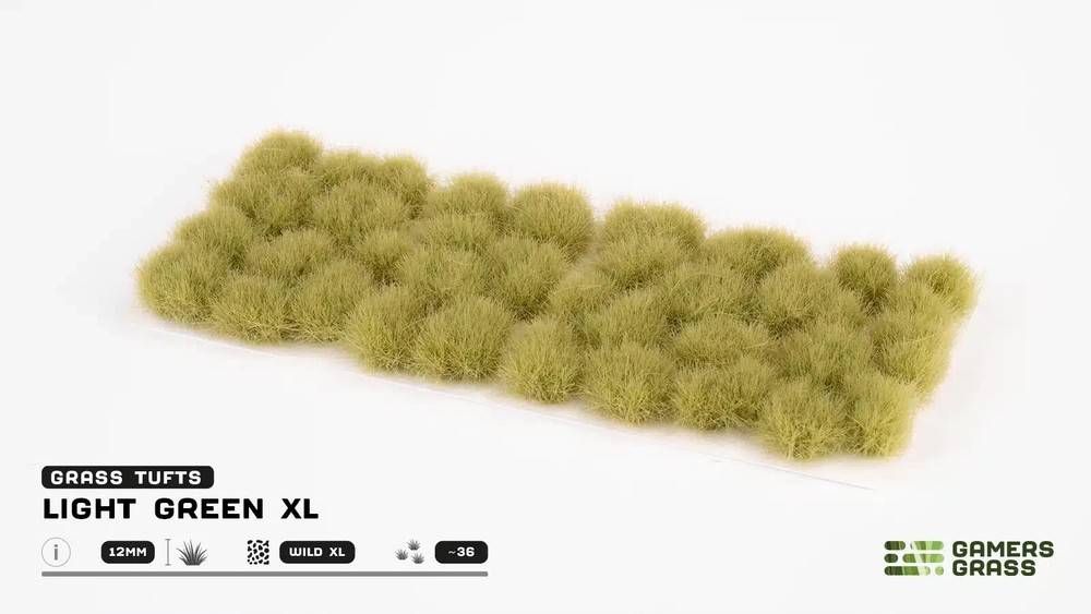 Gamers Grass - Light Green XL (12mm)