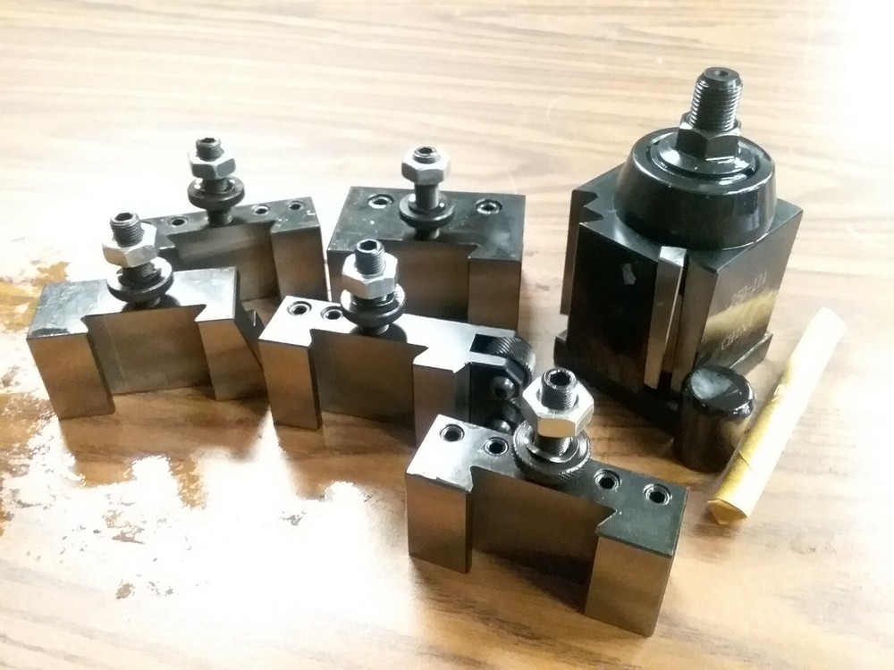 6-12" QUICK CHANGE TOOL POST-6PCS/SET-Wedge TYPE #830A-W--new
