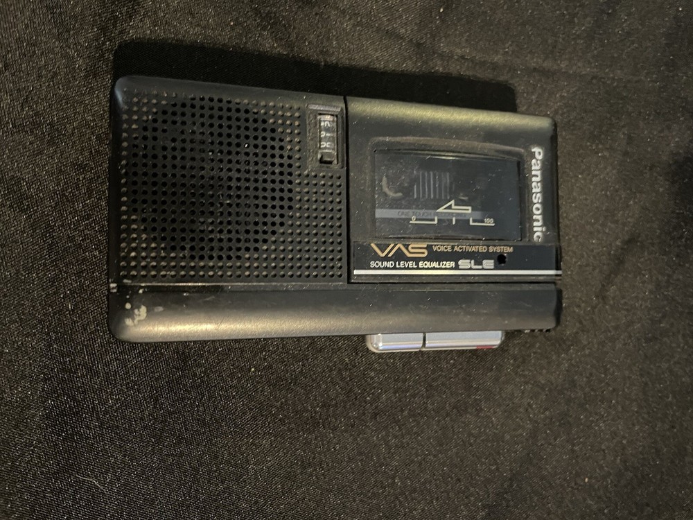 Panasonic Fast Playback Microcassette Recorder RN-122 Voice Activated