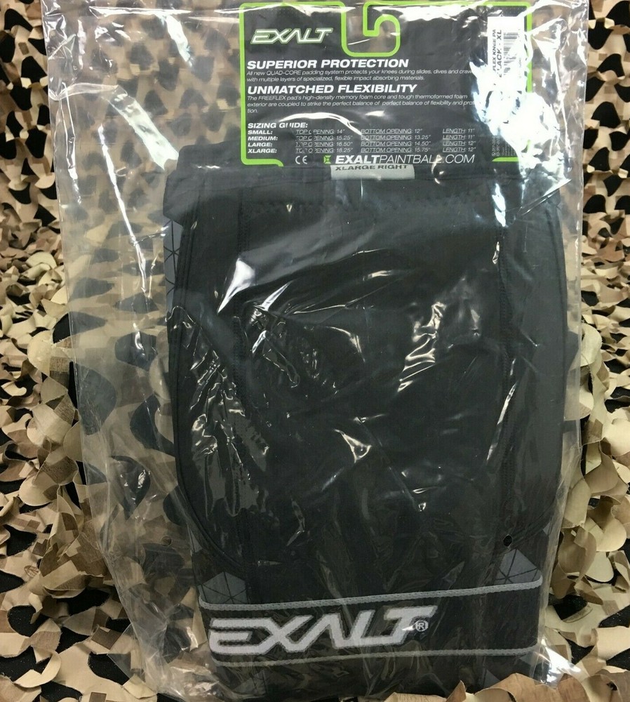 NEW MEDIUM Exalt FreeFlex Knee Pads - Black