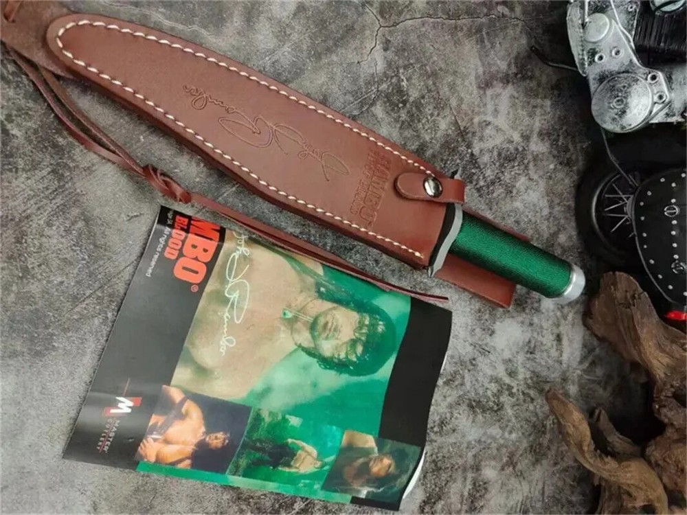 New FixedBlade Rambo Hand signed version Collection Outdoor Utility Tools VTH32A