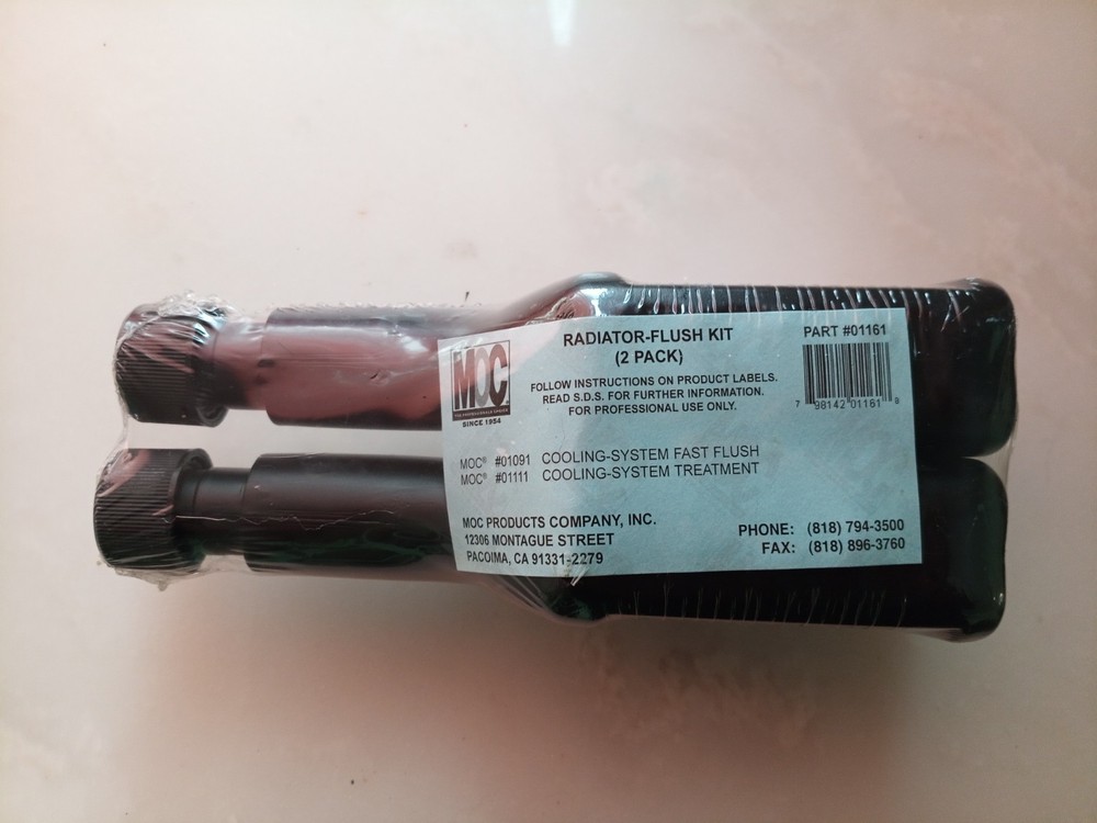 MOC COOLING-SYSTEM FAST FLUSH AND COOLING SYSTEM TREATMENT SET