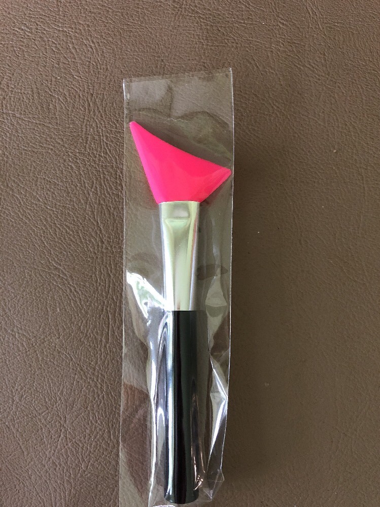 NEW! Angled Multi-Purpose Hot Pink Silicone Applicator for Makeup & Serums