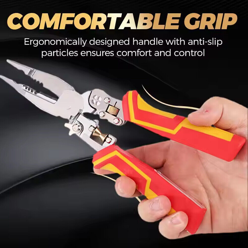 Wire Strippers with Electricity Measurement Function 8in1 Wire Stripping Pliers