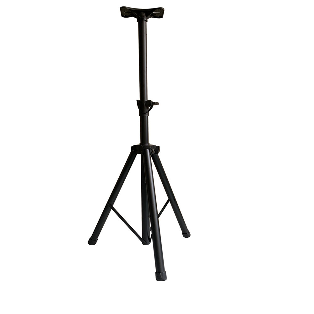 Pair Universal Speaker Stands Adjustable Tripod Pole Mounts One Nylon Carry Bag