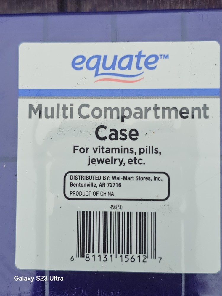 Multi Compartment Vitamin Cases