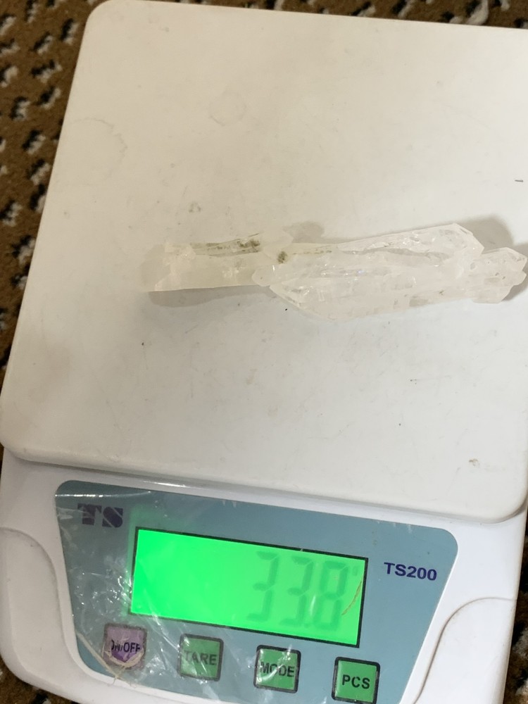 Faden Quartz DT Transparent Crystal Has Good Luster & Nice Termination