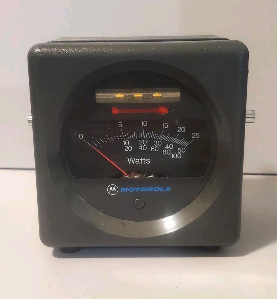 Vintage Motorola Wattmeter S-1350 W/Case Untested