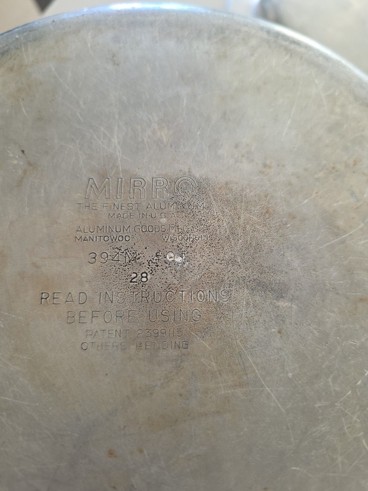 Vintage MIRRO-MATIC Pressure Cooker 4 Quart Pan