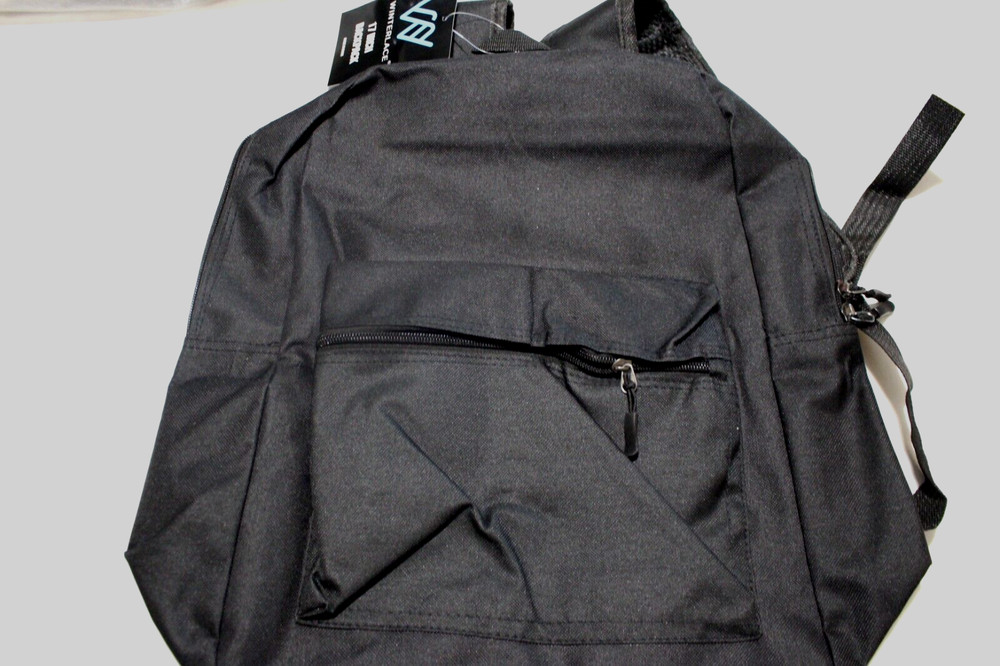 2-PACK WINTERLACE 17 INCH LIGHTWEIGHT BACKPACK BLACK