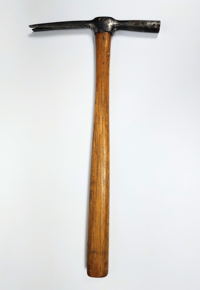 Antique Tact Hammer Oak Handle 12.75"