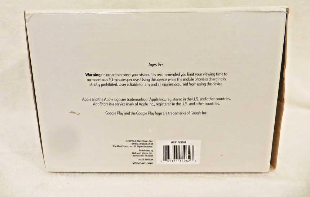 ONN Virtual Reality Smartphone Headset