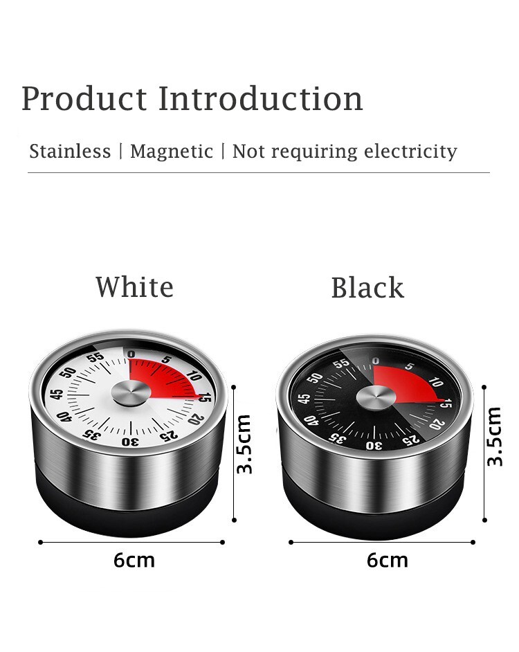 Magnetic Timer Kitchen Cooking Countdown Alarm Clock