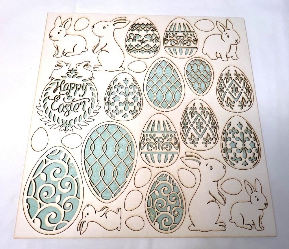 Mintay Chippies Chipboard Decor Elements Easter Set  MT-CHIP2-D45