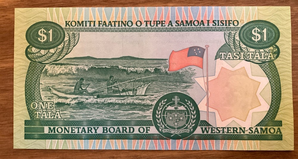 Western Samoa Banknote. 1 Tala, Dated 1980. Unc. P19.