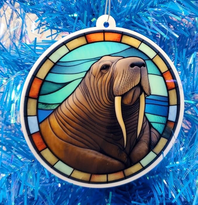 Walrus Christmas Ornament