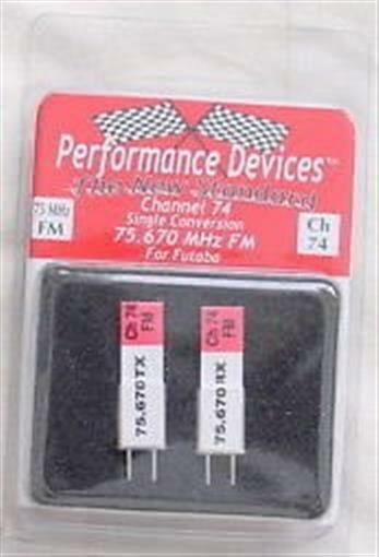 Futaba 75Mhz FM Crystal Set - Channel 74