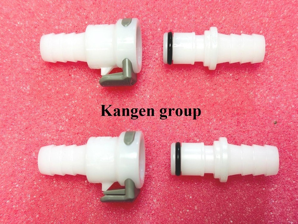 2X Kangen Machine Quick Connects 3/8 Adapter - Quick Connector Pair