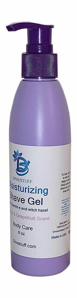 Moisturizing Shave Gel With Vitamin E and Witch Hazel, Coconut and Grapefruit Sc
