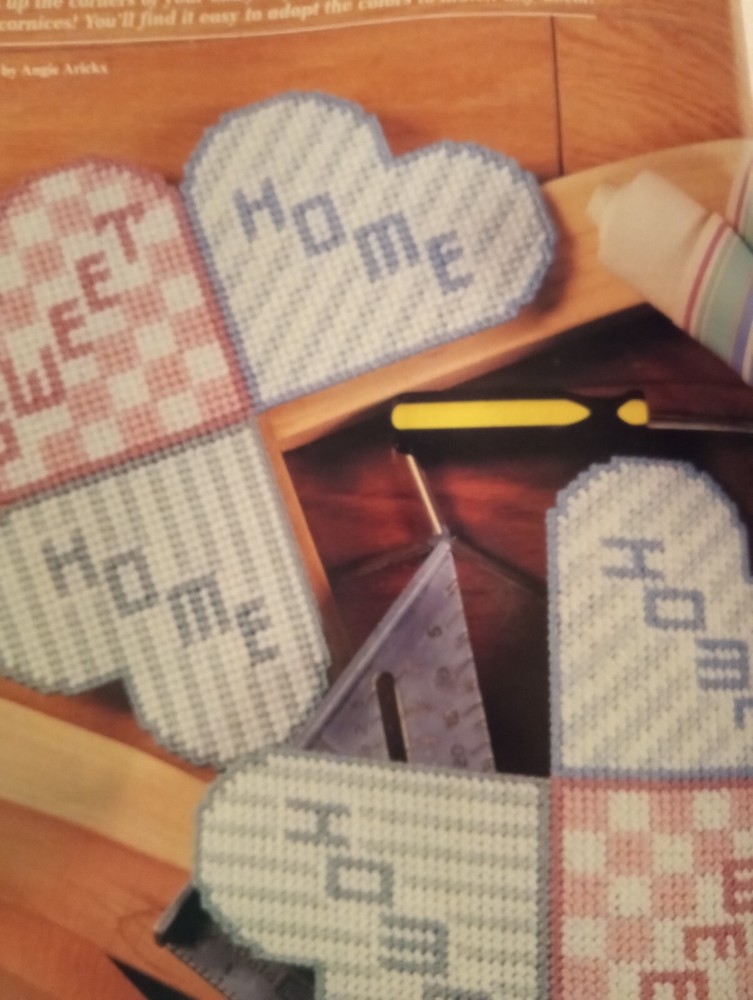 Plastic Canvas Patterns Magazine Magnets Flower Pattern Plastic Canvas Crafts