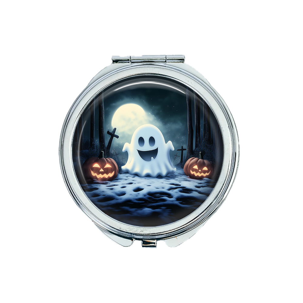 1 Halloween Design 4 Portable Makeup Compact Double Magnifying Mirror