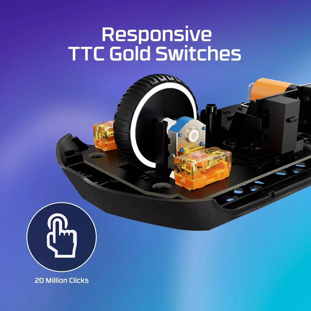 HyperX Pulsefire Haste 2 Core Wireless Gaming Mouse for PC - White