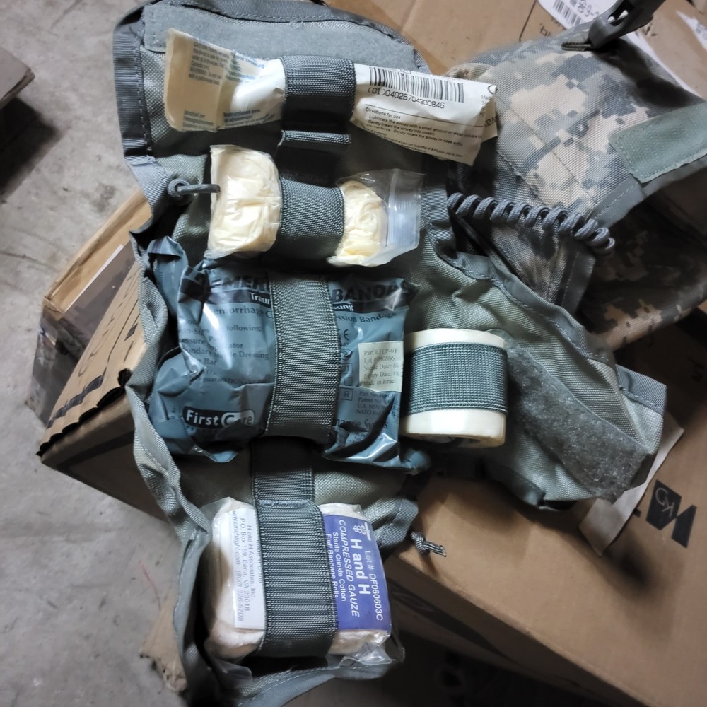 USGI MOLLE II ACU IFAK Improved First Aid Kit Complete New