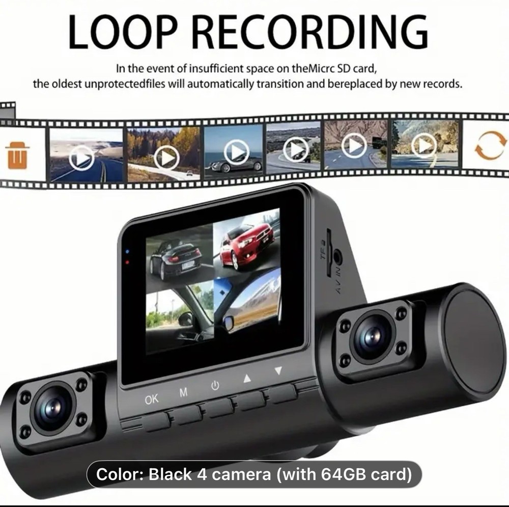 car dvr 4 channel