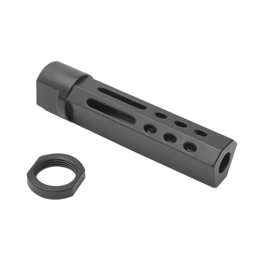 Steel 5/8x24 Linear Compensator .300 7.62 6.5 Muzzle Brake Muzzle Device