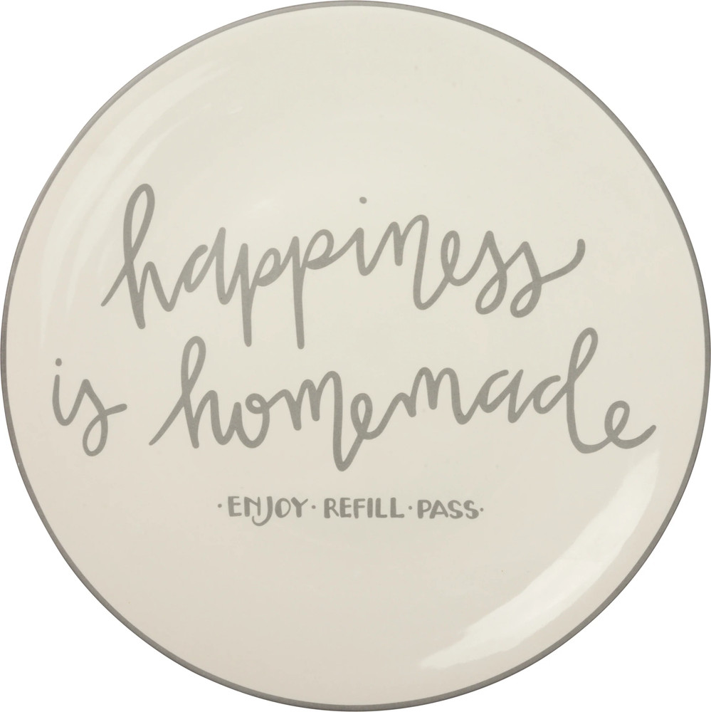 Cookie Giving Plate - Happiness is Homemade