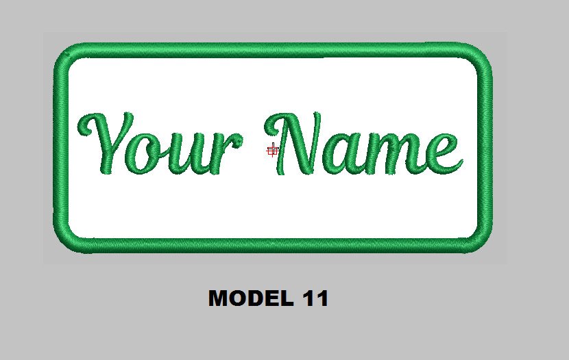 Custom Embroidered 4"x 1.5" Name Patch Motorcycle Biker