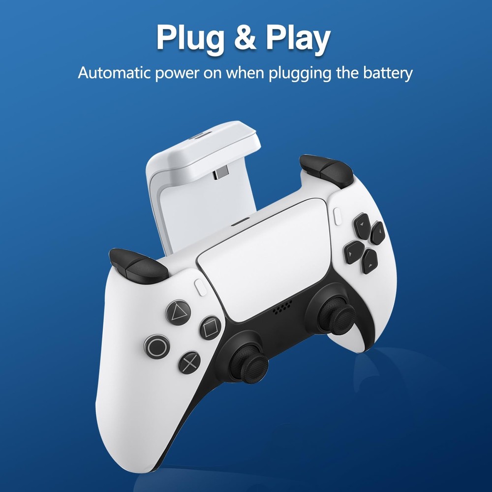 Uwayor 2X 3000mAh PS5 Controller External Battery Pack, Replacement...