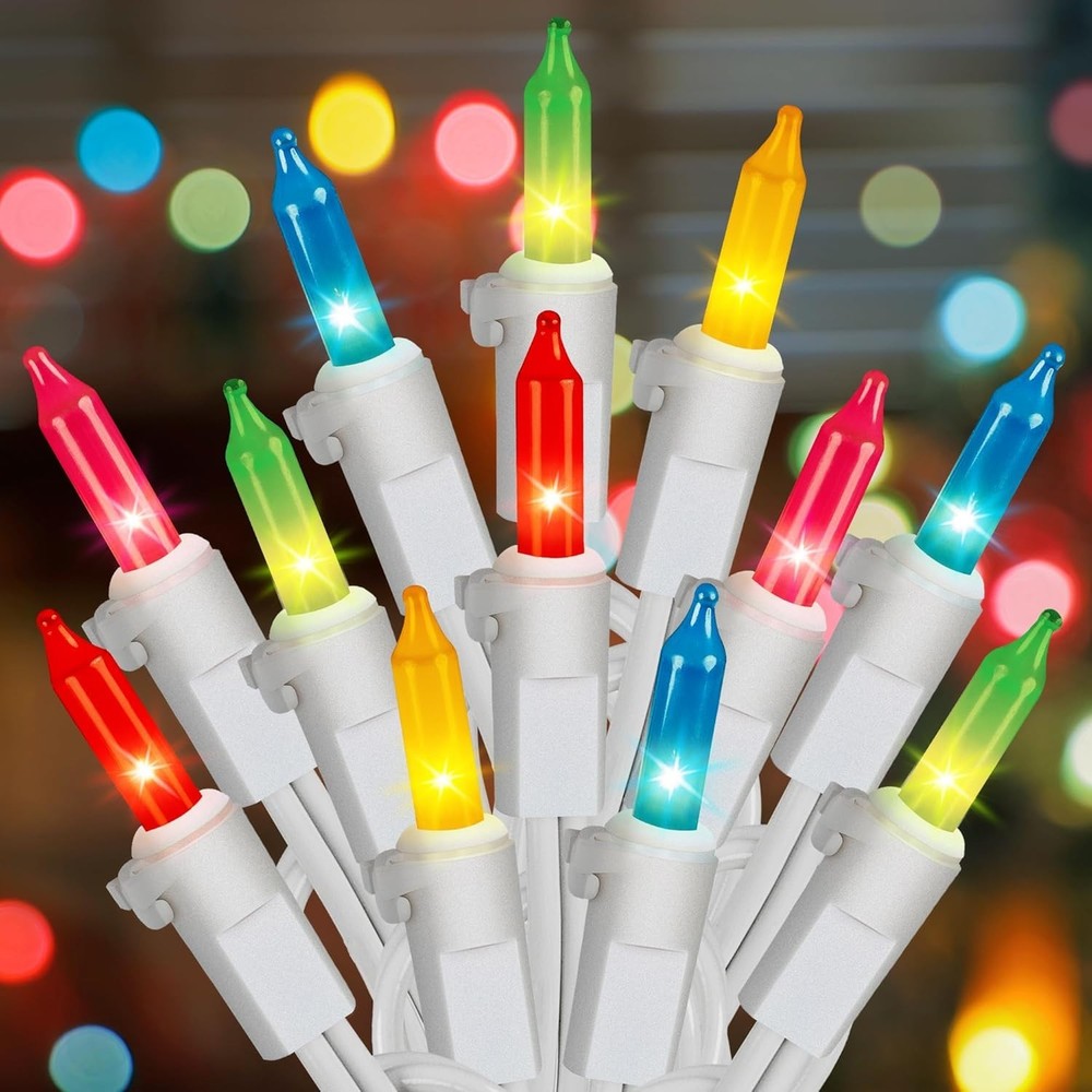 2PACK 50Count Easter String Lights,Christmas Lights Plug in,13FT Incandescent...