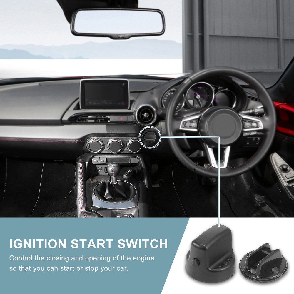 Pack (1) Keyless Ignition Start Stop Switch Button for Mazda CX-9 2007-2015