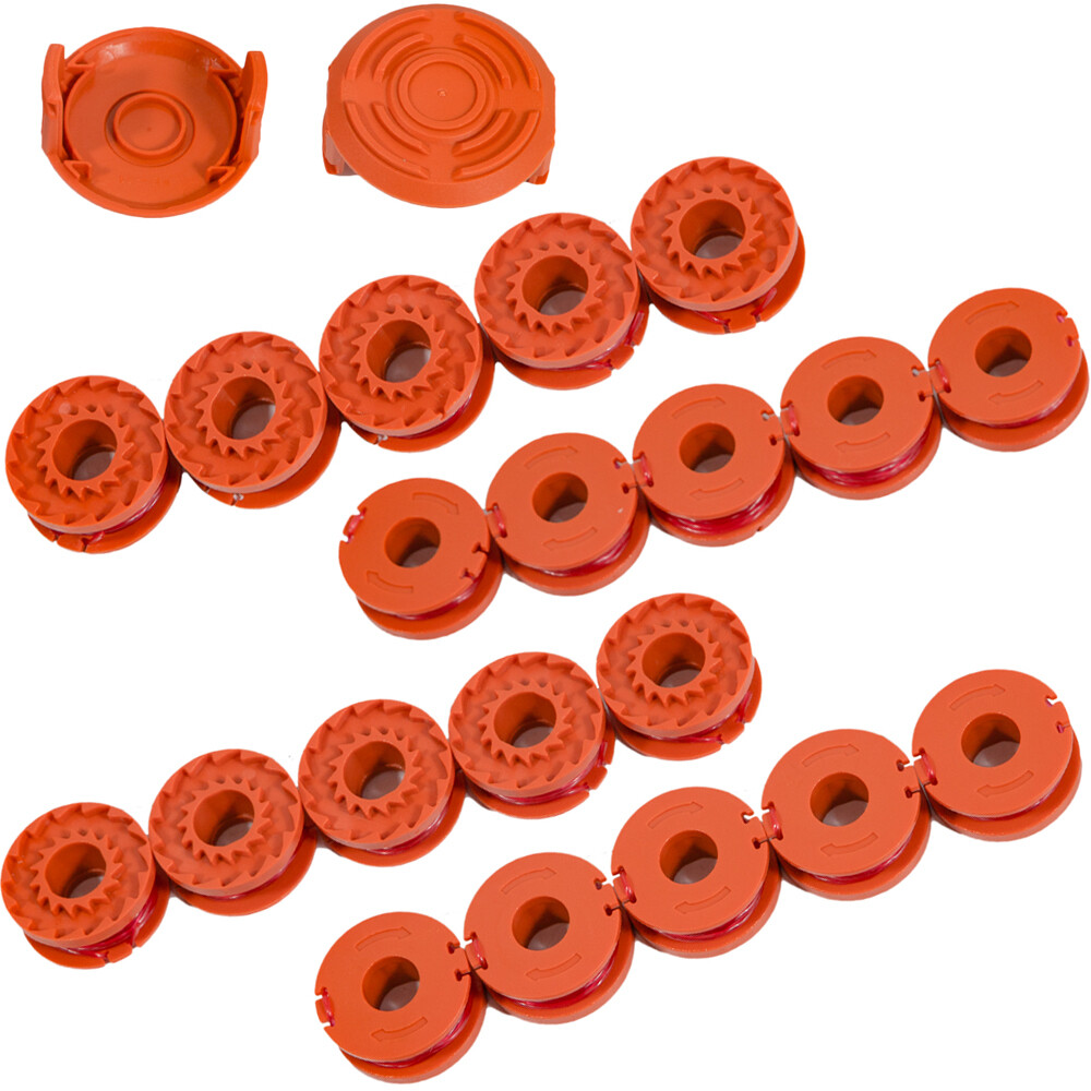 20-Pack Replacement Nylon Spool Line for Worx Trimmer/Edger WA0010