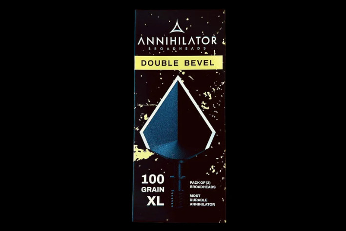 Annihilator Broadheads Double Bevel 100 Grain XL 3 Pack New