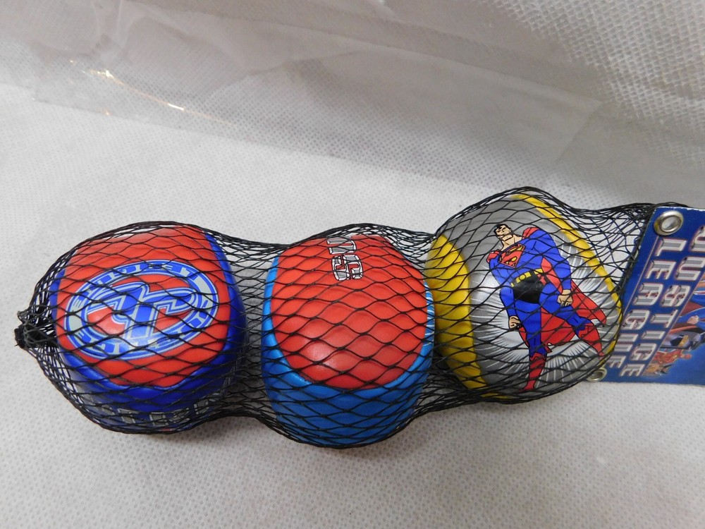 Justice League 2" Play All Balls Soft 3 Pack
